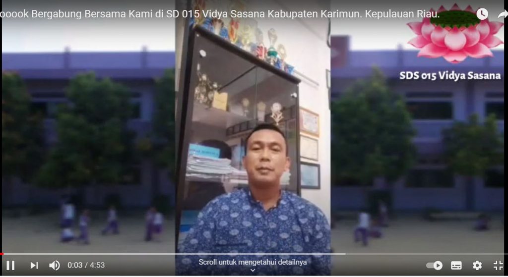 Mari Bergabung Bersama Kami di SD 015 Vidya Sasana Kabupaten Karimun. Kepulauan Riau.